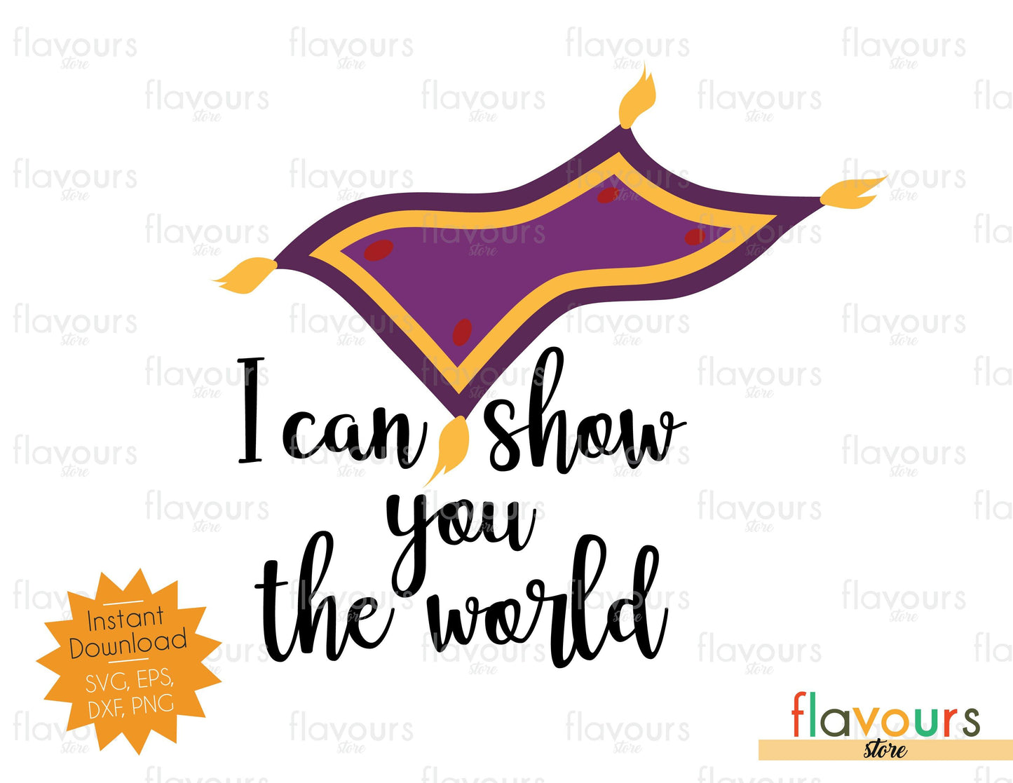 I can show you the world - Aladdin - Instant Download - SVG Cut File - FlavoursStore