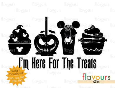 I'm Here For The Treats - Halloween - SVG Cut File - FlavoursStore