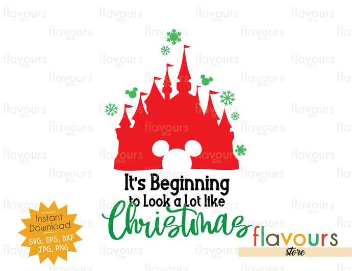 It's Beginning to Look A Lot like Christmas - SVG Cut File - FlavoursStore