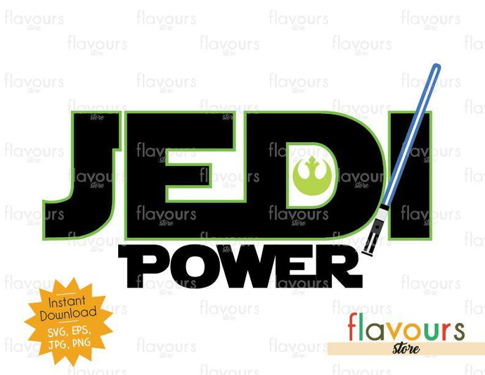 Jedi Power - Star Wars - Cuttable Design Files - FlavoursStore
