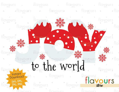 Joy To The World - SVG Cut File - FlavoursStore