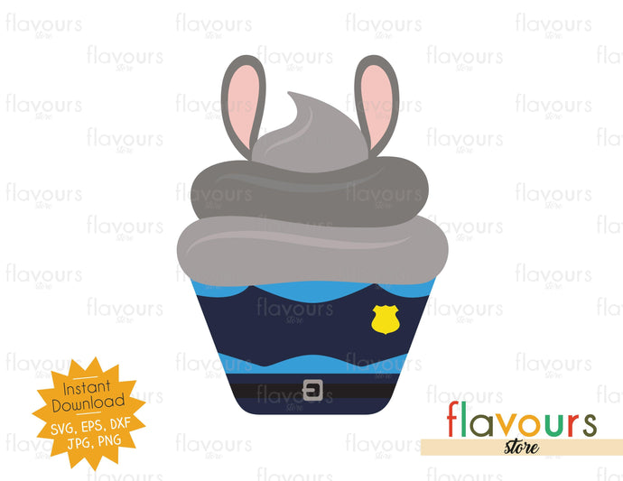 Judy Hopps - Cupcake - SVG Cut File - FlavoursStore