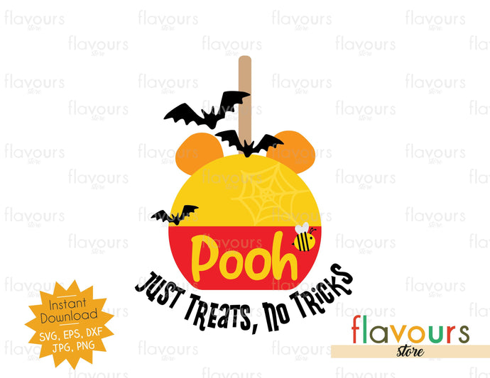 Just Treats, No Tricks - Pooh - SVG Cut File - FlavoursStore