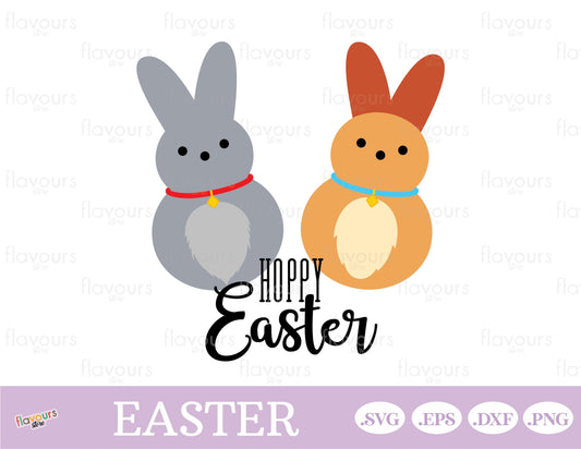 Hoppy Easter - Lady and the Tramp Bunny Peeps - SVG Cut Files - FlavoursStore