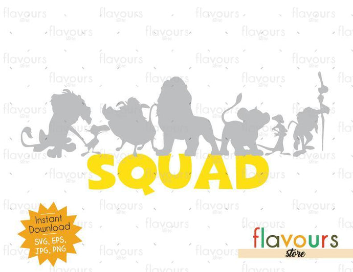 Lion King Squad - Lion King - Cuttable Design Files - FlavoursStore