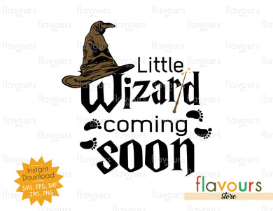 Little Wizard Coming Soon - SVG Cut File - FlavoursStore