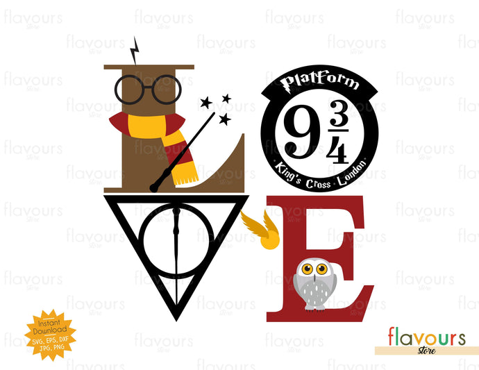 Love - Potter Fan - SVG Cut File - FlavoursStore