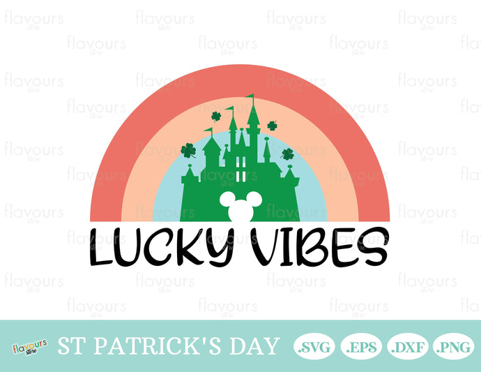 Lucky Vibes, St Patrick's Day Mickey - SVG Cut File - FlavoursStore