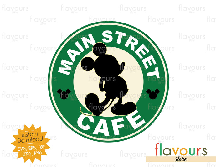 Main Street Cafe  - SVG Cut File - FlavoursStore