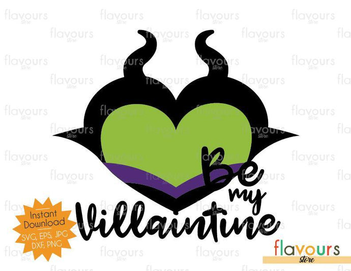 Maleficent - Be my Villaintine - SVG Cut File - FlavoursStore