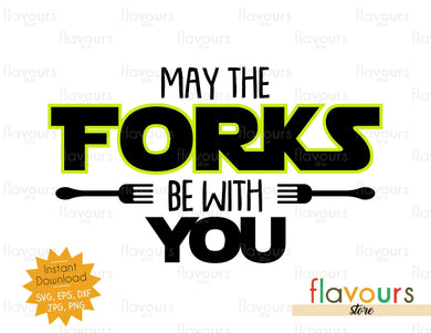 May the Forks be with You - Star Wars - Cuttable Design Files - FlavoursStore