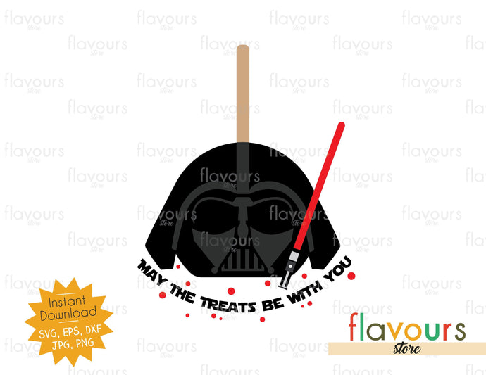 May The Treats Be With You - Darth Vader - SVG Cut File - FlavoursStore