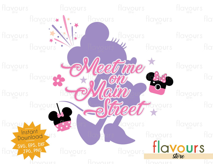 Meet Me On Main Street - Minnie - SVG Cut File - FlavoursStore