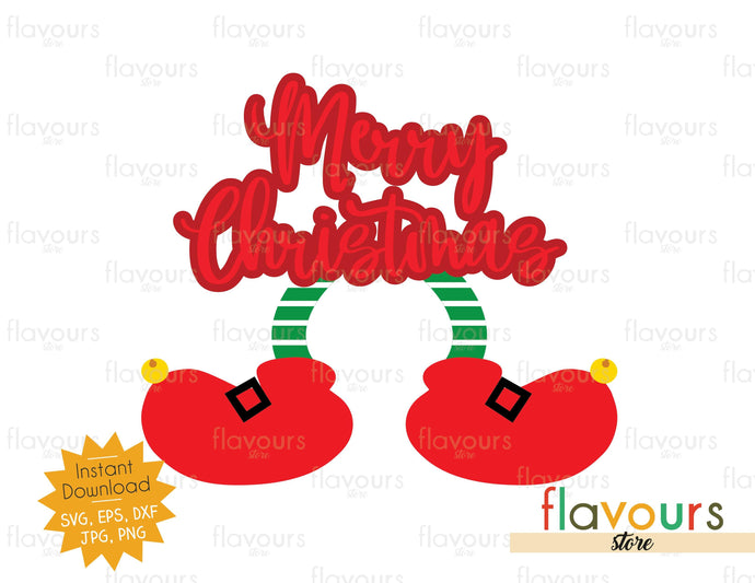 Merry Christmas - Mickey Elf - SVG Cut File - FlavoursStore