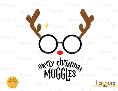 Merry Christmas Muggles - SVG Cut File - FlavoursStore