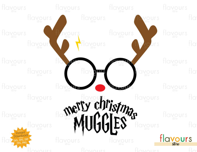 Merry Christmas Muggles - SVG Cut File - FlavoursStore