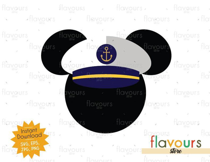 Mickey Captain - SVG Cut File - FlavoursStore