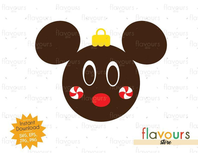 Mickey Christmas Ball - SVG Cut File - FlavoursStore