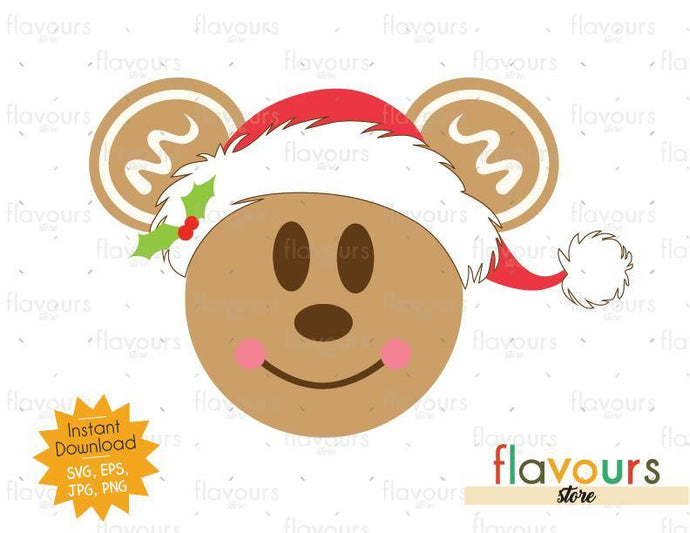 Mickey Gingerbread - SVG Cut File - FlavoursStore