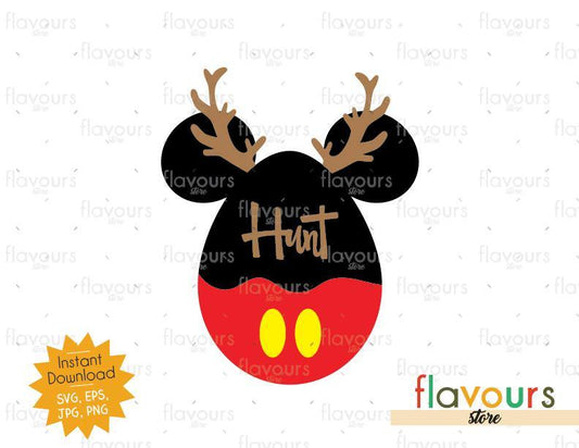 Mickey Hunt Easter Egg - SVG Cut File - FlavoursStore