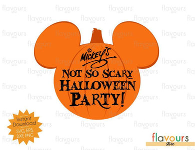 Mickey Party Pumpkin - Halloween - SVG Cut Files - FlavoursStore