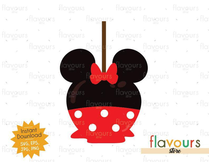 Minnie Caramel Apple - SVG Cut File - FlavoursStore