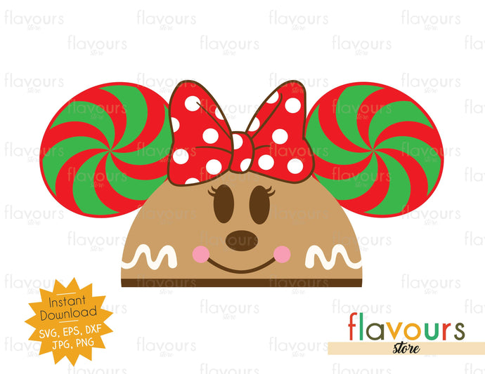 Minnie Gingerbread Hat Ears - SVG Cut File - FlavoursStore
