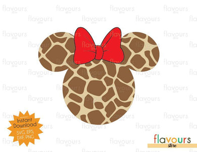 Minnie Giraffe Patern - SVG Cut Files - FlavoursStore