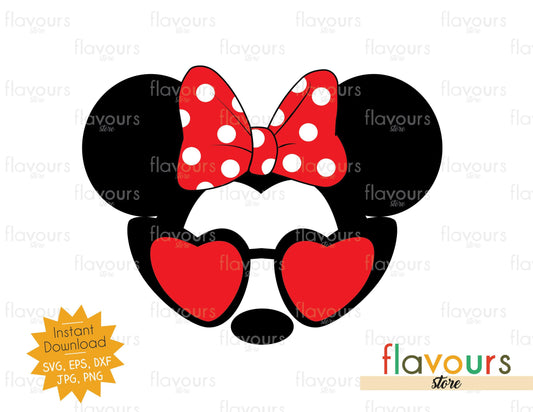 Minnie Head - Instant Download - SVG Cut File - FlavoursStore