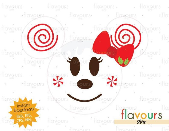 Minnie Holiday Candy - SVG Cut File - FlavoursStore