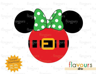 Minnie Santa - SVG Cut File - FlavoursStore