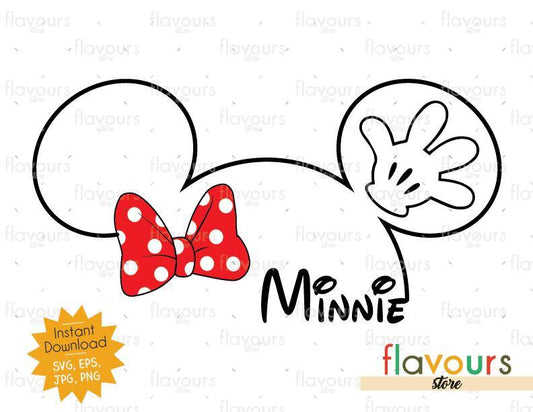 Minnie Silhouette - Instant Download - SVG Cut File - FlavoursStore