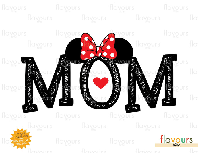 Mom Ears - SVG Cut File - FlavoursStore