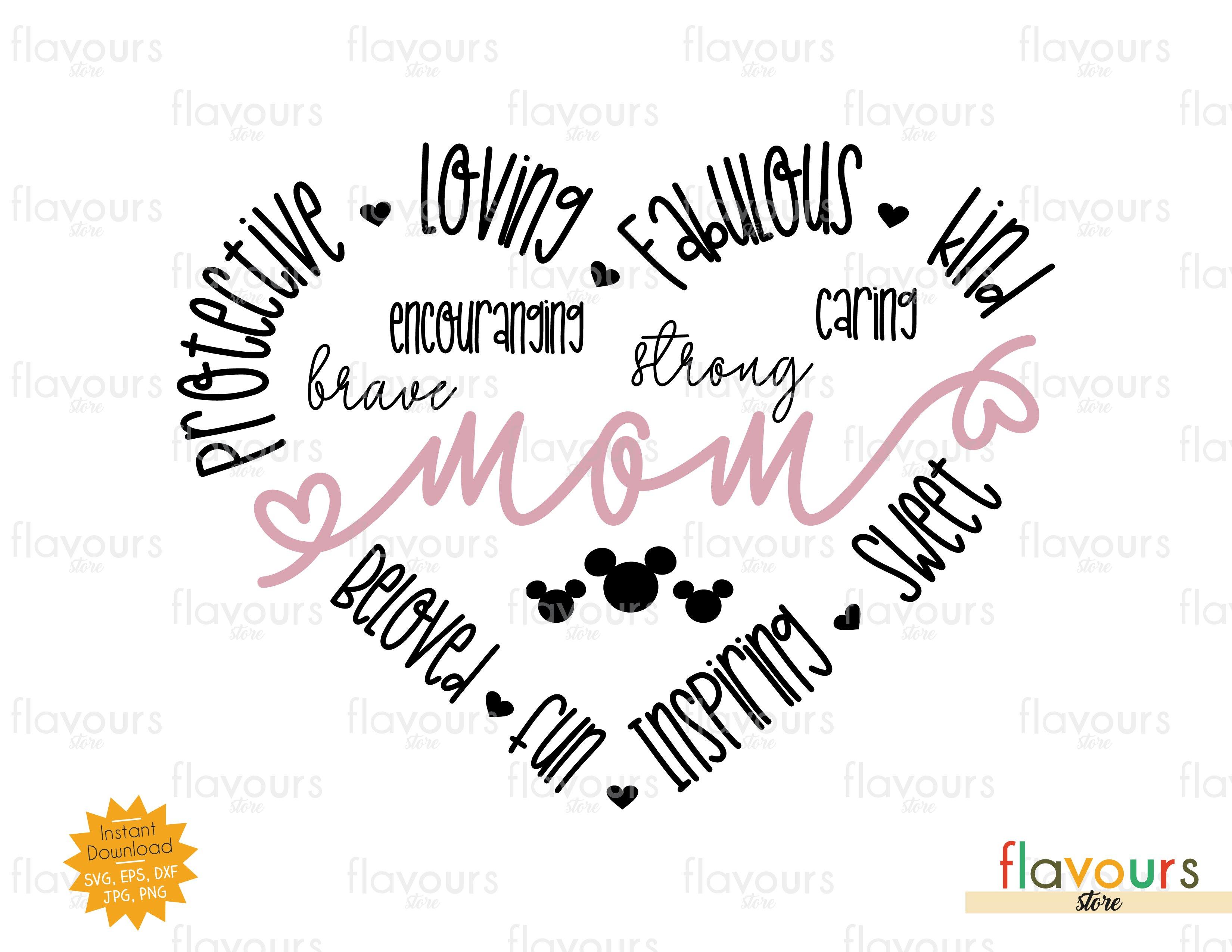 Mom Heart Svg Cut File Flavoursstore 8853