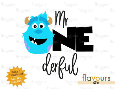 Mr Onderful - Sulley Monsters Inc - Instant Download - SVG FILES - FlavoursStore