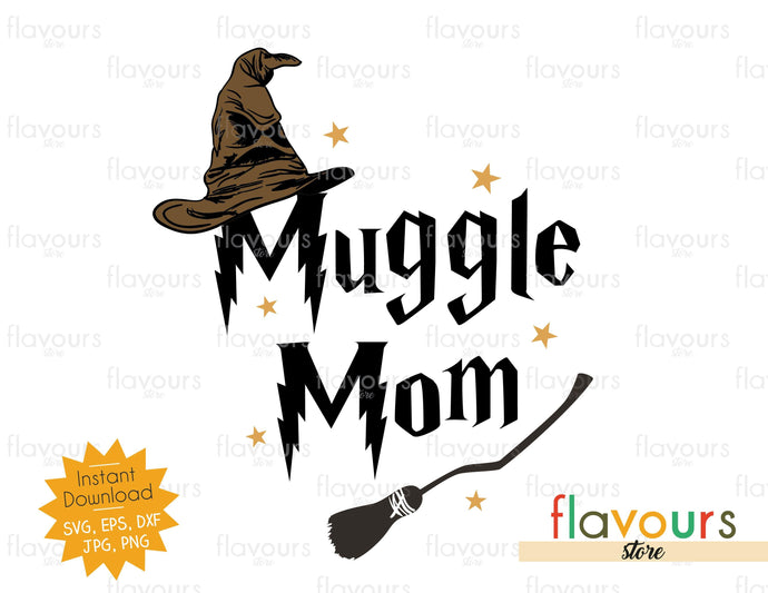 Muggle Mom - SVG Cutting files - FlavoursStore