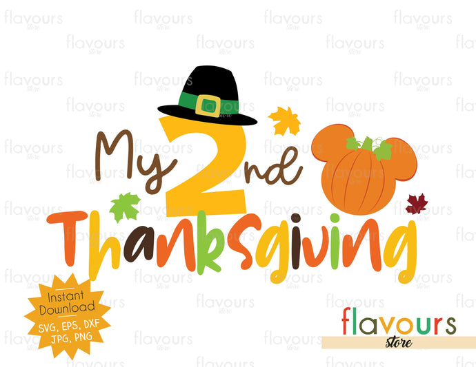 My 2nd Thanksgiving - SVG Cut File - FlavoursStore