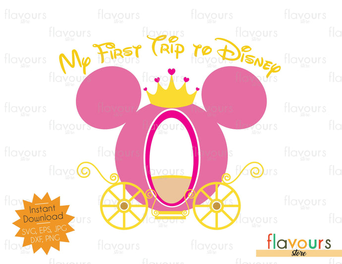 My first trip to Disney - Instant Download - SVG Cut File - FlavoursStore