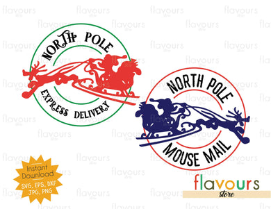 North Pole Mail - SVG Cut File - FlavoursStore