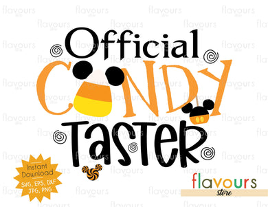 Official Candy Taster - SVG Cut File - FlavoursStore