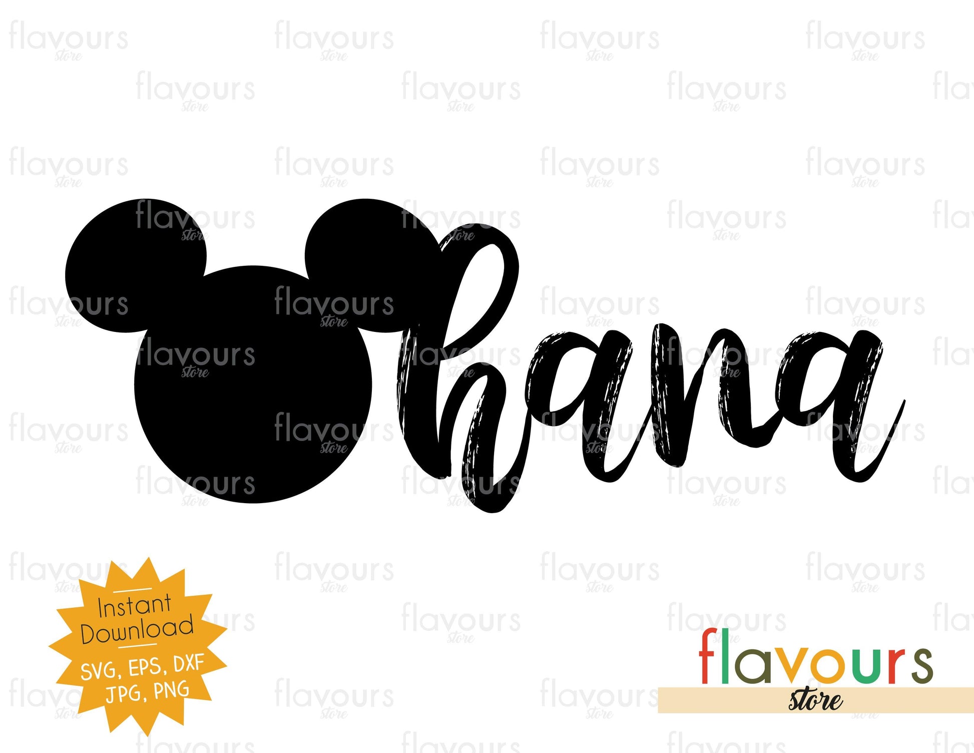 Ohana - Instant Download - SVG Cut File - FlavoursStore