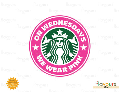 On Wednesdays We Wear Pink - SVG Cut File - FlavoursStore