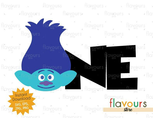 One - Branch - Trolls - Instant Download - SVG FILES - FlavoursStore