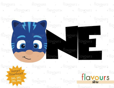 One - Cat Boy - Pj Mask - Instant Download - SVG FILES - FlavoursStore
