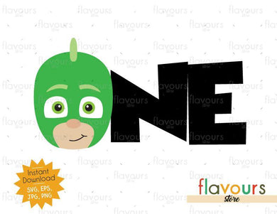 One - Gekko - Pj Mask - Instant Download - SVG FILES - FlavoursStore