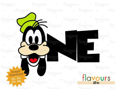 One - Goofy - Instant Download - SVG FILES - FlavoursStore
