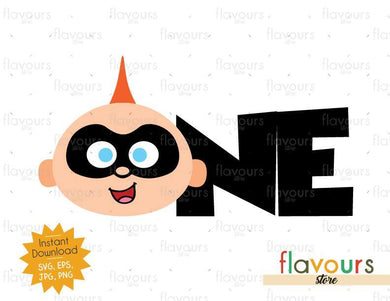 One - Jack Jack - The Incredibles - Instant Download - SVG FILES - FlavoursStore