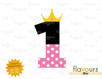 One Crown - Minnie Inspired - Instant Download - SVG FILES - FlavoursStore