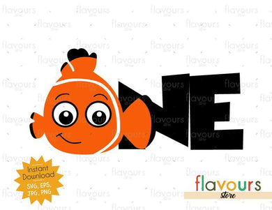 One - Nemo - Instant Download - SVG FILES - FlavoursStore