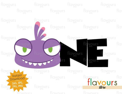 One - Randall Monsters Inc - Instant Download - SVG FILES - FlavoursStore